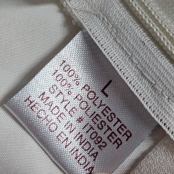 Vintage Layered Cami Top Embroidered Y2K The Original White Gold Womens L - Picture 4 of 7